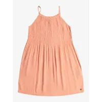 look at me now - robe courte pour fille 4-16 - rose - roxy