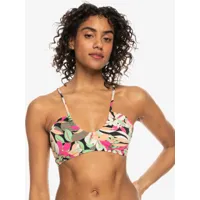 printed beach classics - haut de bikini brassière pour femme - noir - roxy