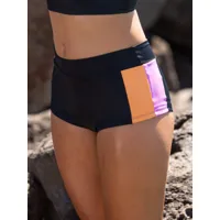 roxy active - bas de bikini shorty pour femme - noir - roxy