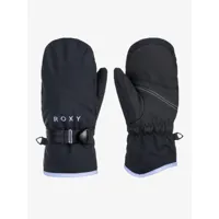 roxy jetty - moufles techniques de snowboard/ski pour fille 4-16 - noir - roxy