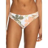 printed beach classics - bas de bikini hipster pour femme - blanc - roxy