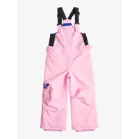 lola - salopette de snow technique pour fille 2-7 ans - rose - roxy