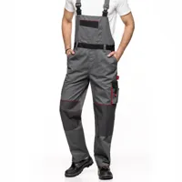 pantalon de travail salopette lennox avacore gris-noir taille 48 (86-90)