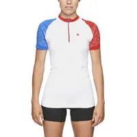 sport hg proteam 2.0 light short sleeve t-shirt rouge,blanc,bleu l femme