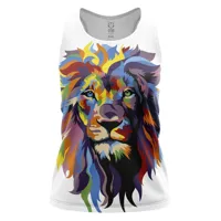otso be a lion sleeveless t-shirt multicolore m femme