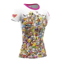 otso emoji big wave short sleeve t-shirt multicolore s femme
