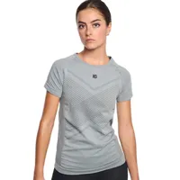 sport hg greet short sleeve t-shirt gris l femme