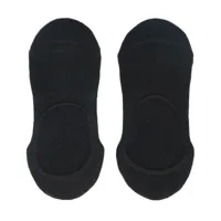 socquettes pour baskets unisexe 3 paires - noir (maat l)