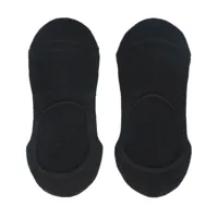 socquettes pour baskets unisexe 3 paires - noir (maat m)