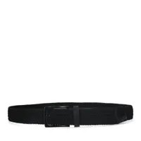 ceinture tressée - noir (maat 105)