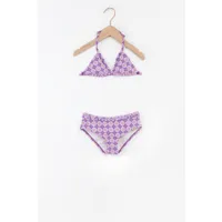 shiwi paarse bikini set met print