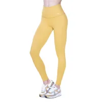ditchil ambitious push up leggings jaune l femme