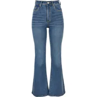 jeans en denim évasé taille haute femme urban classics