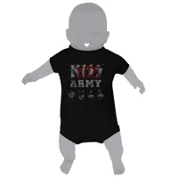 body bébé rock à gogo kiss - kids army