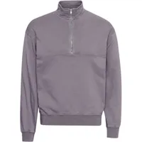 sweatshirt 1/4 zip colorful standard organic purple haze