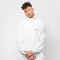 sean john classic logo essential velours trackjacket, pulls, vêtements, weiß, taille: m, tailles disponibles:
