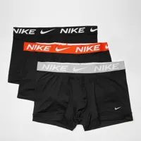 nike underwear trunk (3-pack), boxers, vêtements, electric algae/wolf grey/black, taille: m, tailles disponibles:xs,s,m