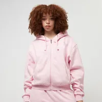 karl kani chest signature essential zip hoodie, sweats zippés, femme, light rose, taille: xs, tailles disponibles:m