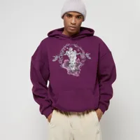 sean john script logo angel hoodie, sweats à capuche, vêtements, berry, taille: m, tailles disponibles:s,m