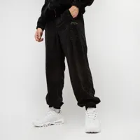 sean john script logo baroque velours trackpants, pantalons de survêtement, vêtements, black, taille: l, tailles disponibles:l,xl