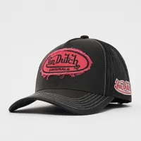 von dutch originals trucker kalmar, casquettes trucker, accessoires, black/black, taille: one size, tailles disponibles: