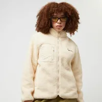 karl kani metal signature teddy trackjacket, vestes d'hiver, femme, cream, taille: l, tailles disponibles:xs