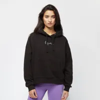 karl kani small signature essential os hoodie, sweats à capuche, vêtements, black/cream, taille: l, tailles disponibles: