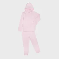 michael jordan essentials fleece pullover set, jordan, apparel, pink foam, taille: 12 m