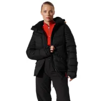 superdry snow luxe puffer jacket noir s femme