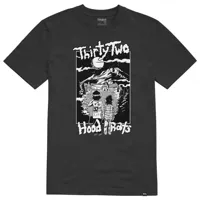 thirtytwo hood rats short sleeve t-shirt noir l homme