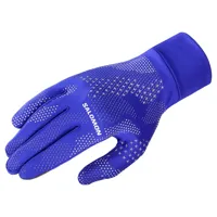 salomon cross warm gloves bleu xs homme