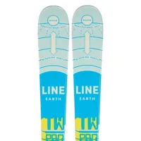 line wallisch shorty+fdt 4.5 129 alpine skis bleu 129