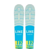 line wallisch shorty+fdt 7 alpine skis bleu 139