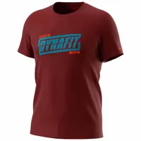 dynafit graphic co short sleeve t-shirt rouge xl homme
