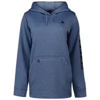 burton oak long hoodie bleu xs femme