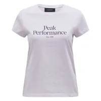 peak performance original short sleeve t-shirt blanc xs femme