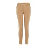 pantalon casual basic  ceinture - beige - femme -