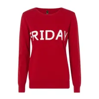 pull day of the week - rouge - femme -