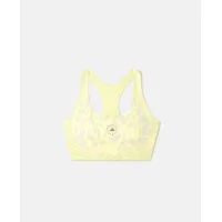 stella mccartney - brassière de sport à maintien moyen power impact truepurpose, femme, jaune blush/nacre craie, taille: 32ac