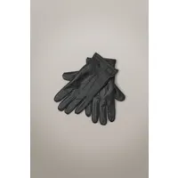 gants en cuir, noirs