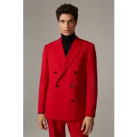veste de costume modulaire ashton en laine vierge, en rouge