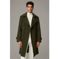 manteau en laine mélangée the trench coat, olive