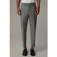 pantalon de costume modulaire luc, gris chiné