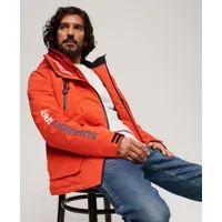 superdry homme coupe-vent à capuche ultimate sd windbreaker orange taille: l