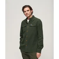 superdry homme surchemise relaxed fit trailsman vert taille: s