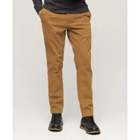 superdry homme pantalon chino slim marron taille: 36/34