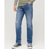 superdry homme jean slim droit vintage bleu taille: 32/34