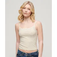 superdry femme athletic essentials cami top gris clair taille: 42