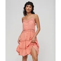 superdry femme robe caraco alana corail taille: 36
