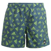 adidas logo print clx swimming shorts vert 7-8 years garçon